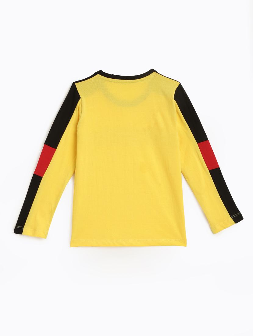 round neck color block pyjama set - 17383433 - Standard Image - 2
