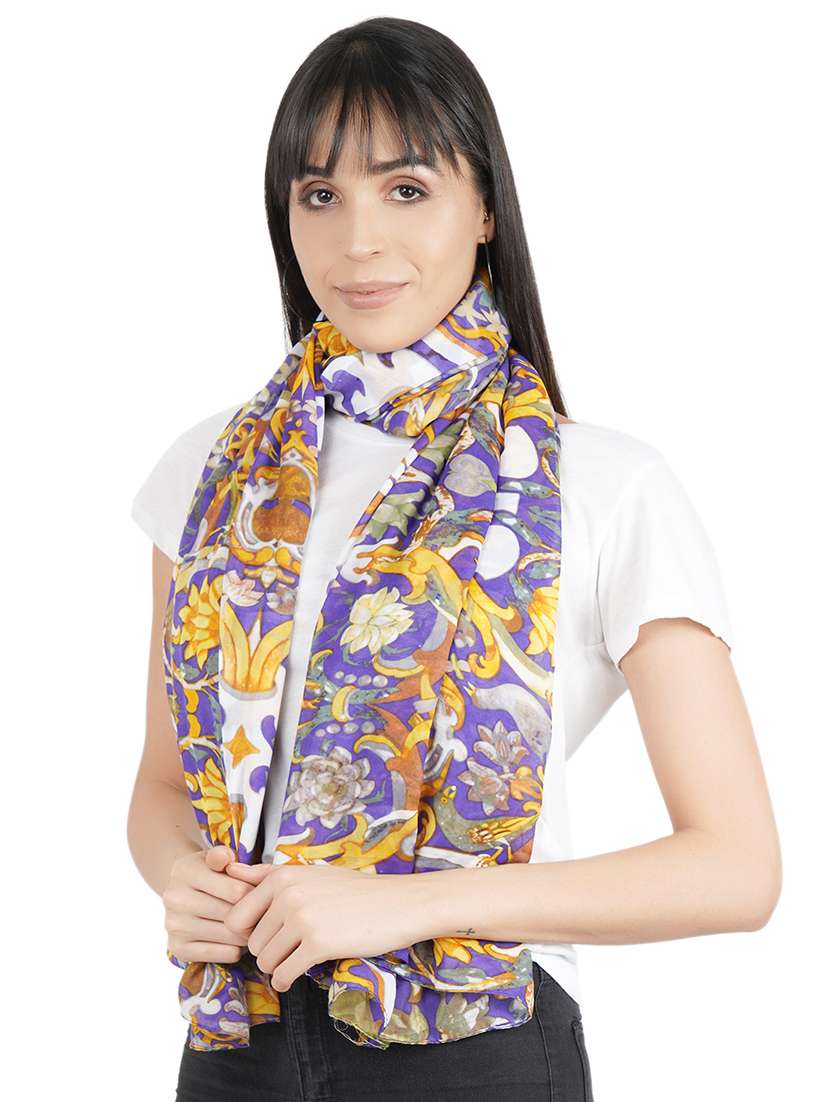 Multi Colored Viscose Stole