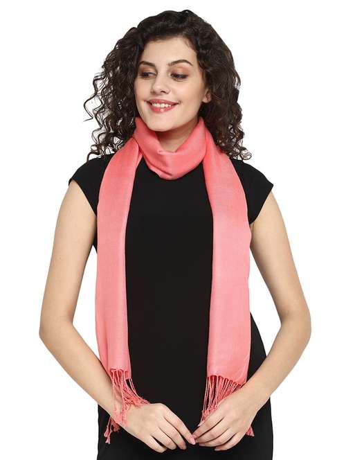 pink viscose stole - 17388505 -  Standard Image - 0