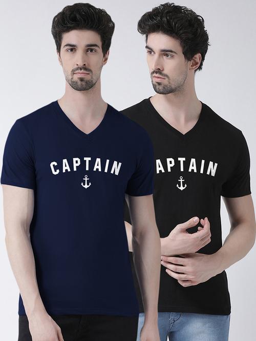 men printed pack of 2 short sleeves t-shirt - 17388964 -  Standard Image - 0