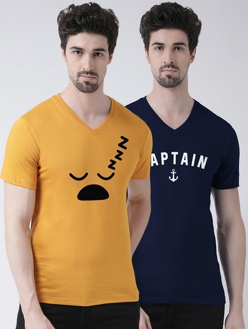 multi colored printed t-shirts combo - 17389075 -  Standard Image - 0