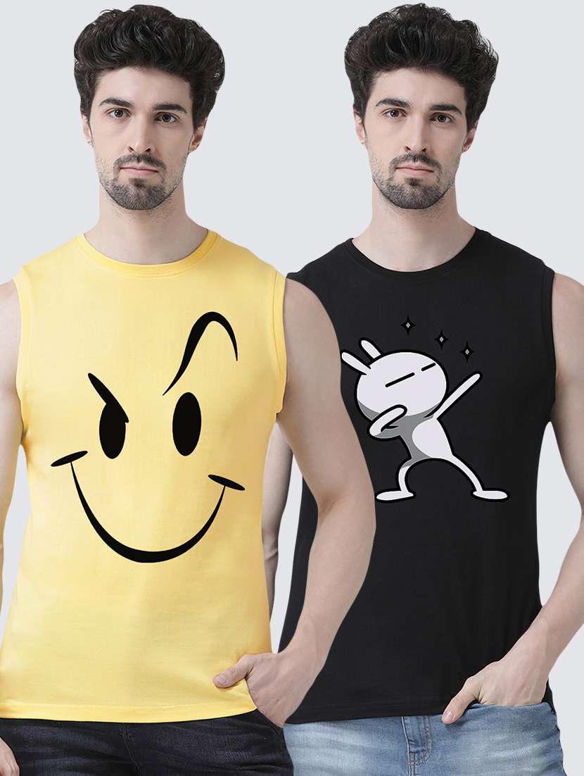 multi colored printed t-shirts combo - 17390138 - Zoom Image - 0