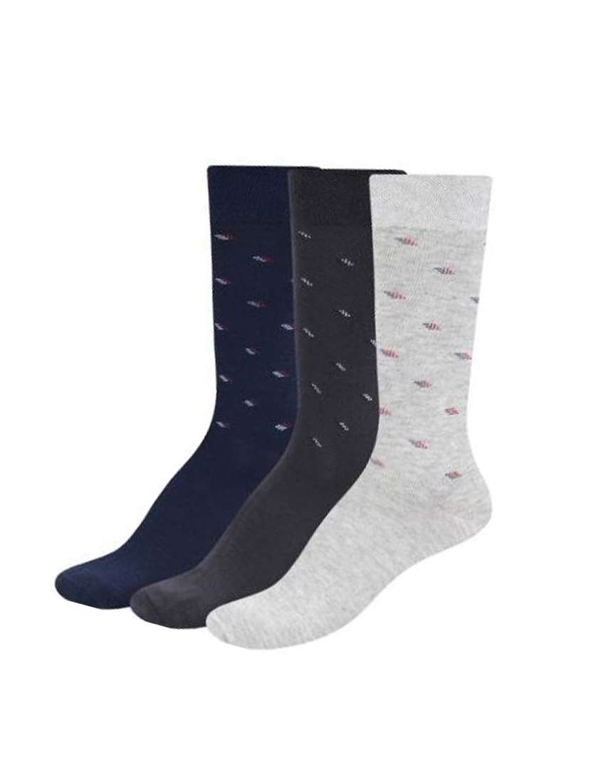 multi colored cotton above ankle length sock