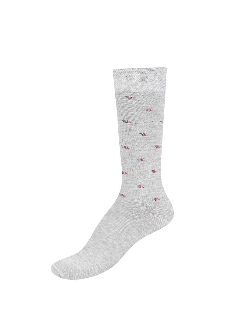 multi colored cotton above ankle length sock - 17391416 - Standard Image - 2