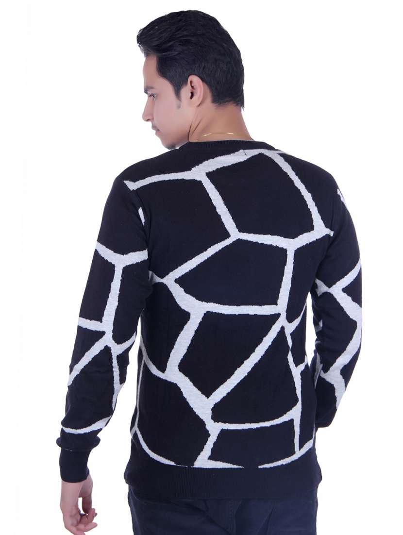 black printed pullover - 17391866 -  Standard Image - 2