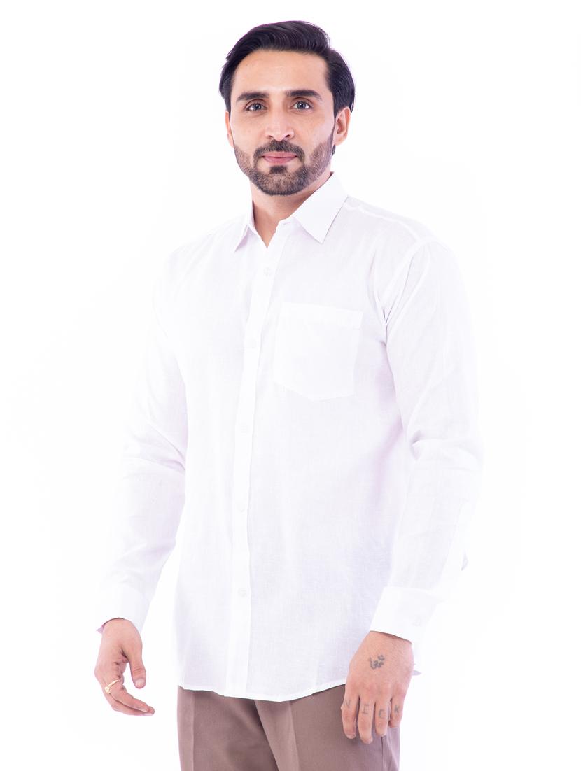 mens solid casual shirt - 17392679 -  Zoom Image - 0