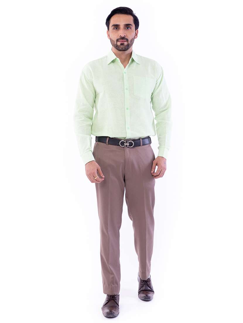mens solids formal shirt - 17392871 -  Standard Image - 7