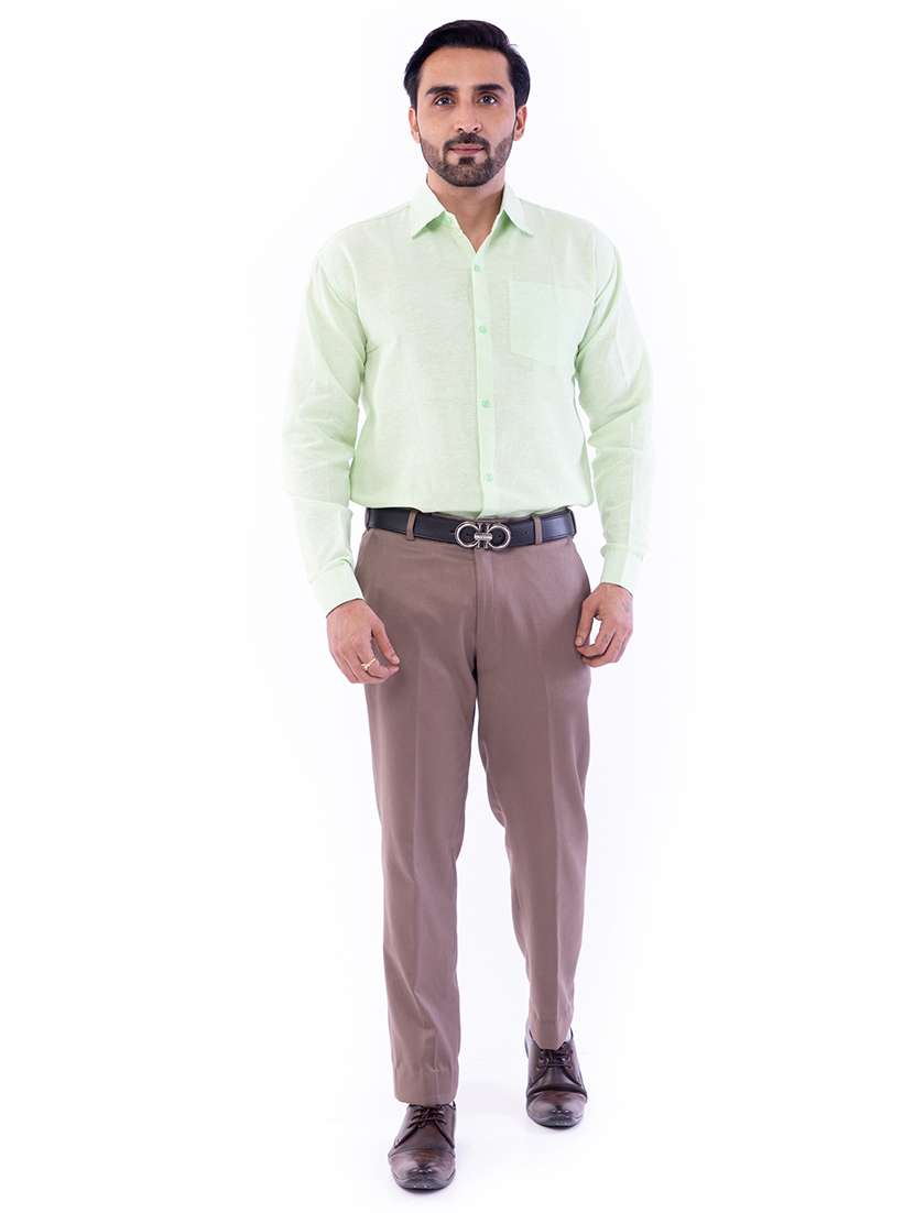 mens solids formal shirt - 17392904 -  Standard Image - 7