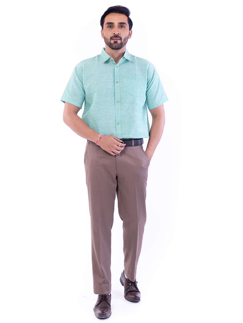 mens melange casual shirt - 17392958 -  Standard Image - 7