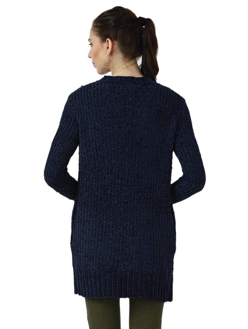 front open woolen shrug - 17396531 - Standard Image - 2