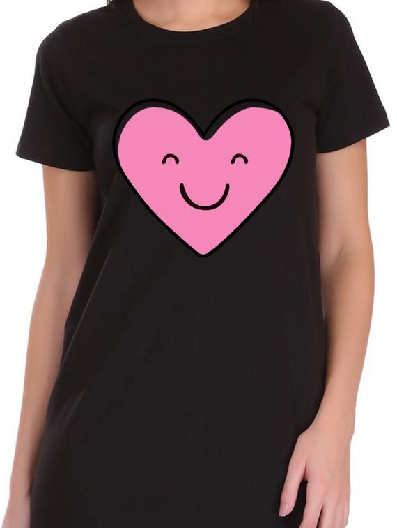 round neck printed t-shirt dress - 17397298 - Standard Image - 2