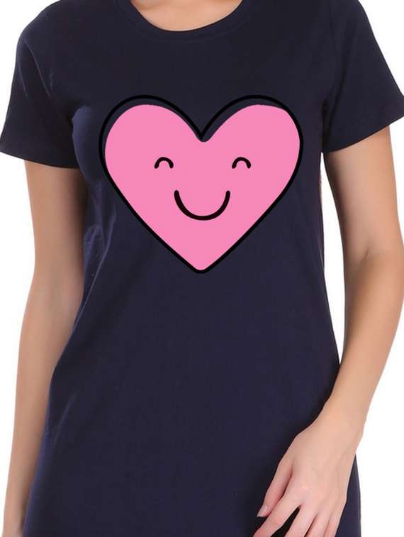 round neck printed t-shirt dress  - 17397299 -  Standard Image - 2