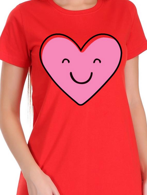 round neck printed t-shirt dress - 17397300 - Standard Image - 2