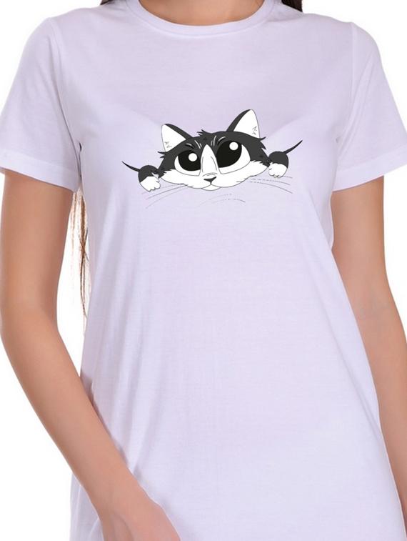 round neck printed t-shirt dress - 17397306 - Standard Image - 2