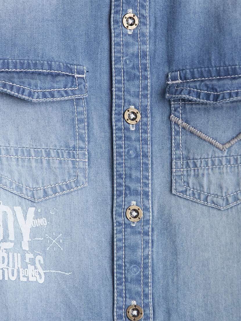 blue denim shirt - 17397904 - Standard Image - 2