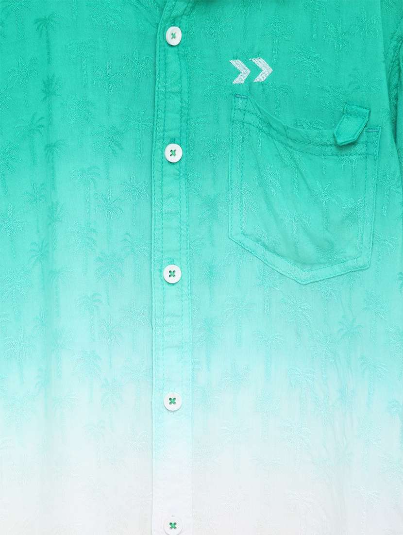 green cotton shirt - 17397918 - Standard Image - 2