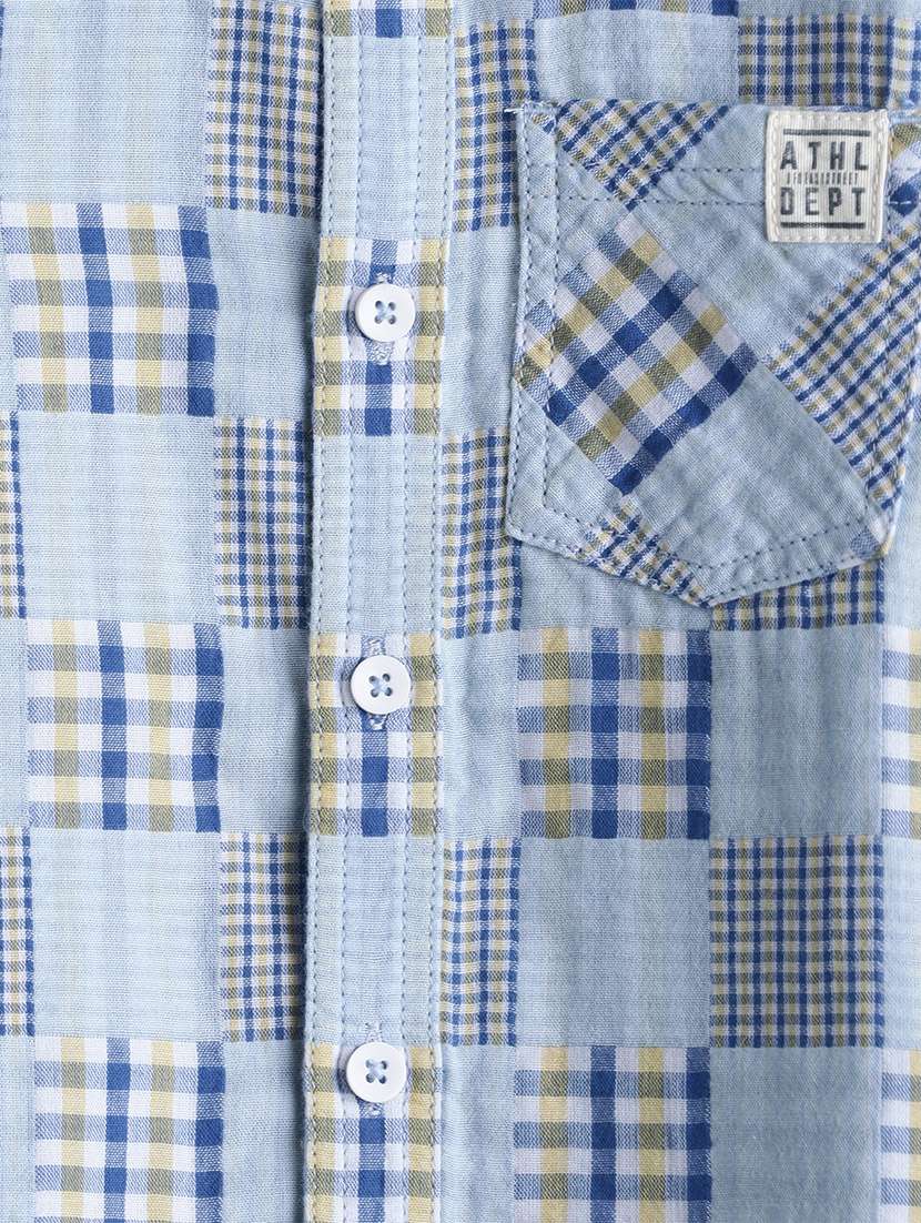 blue cotton shirt - 17397923 - Standard Image - 2