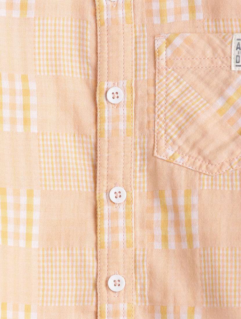orange cotton shirt - 17397924 - Standard Image - 2