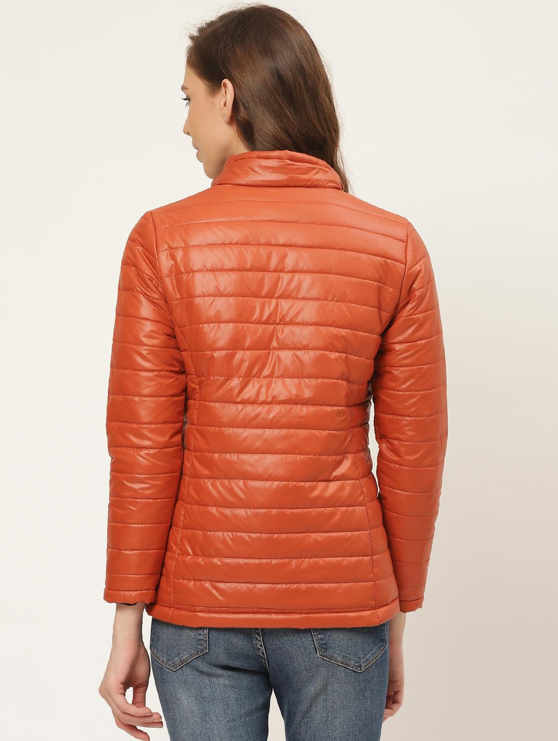 hooded neck padded jacket - 17398751 - Standard Image - 2
