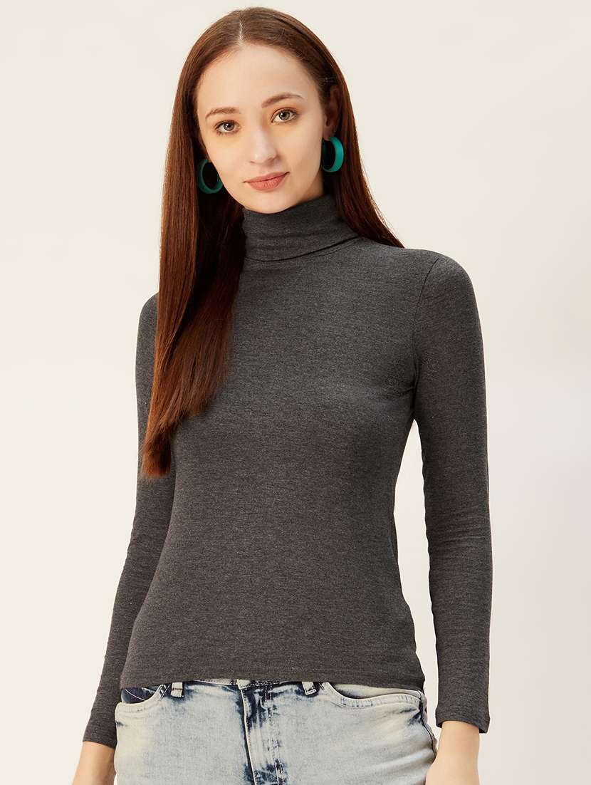 turtle neck winter tops 