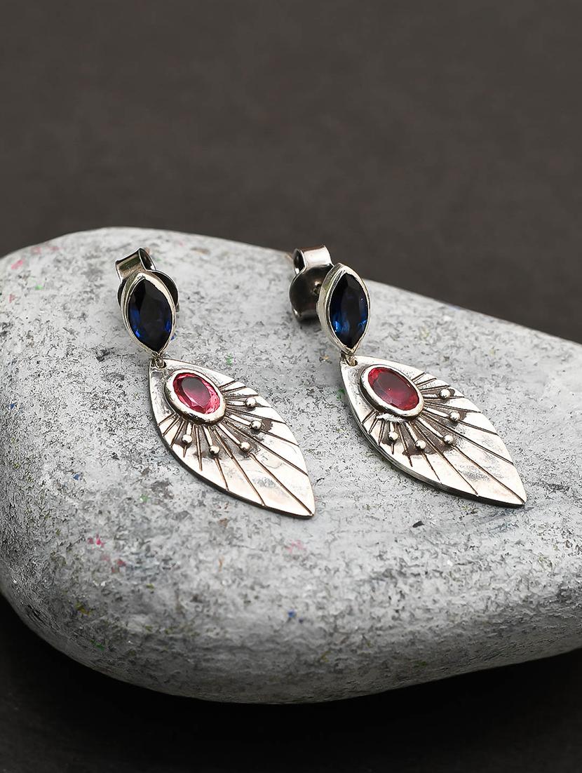 silver drop earring - 17403070 -  Zoom Image - 0