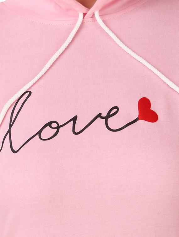 hooded neck graphic sweatshirt - 17403193 - Standard Image - 2