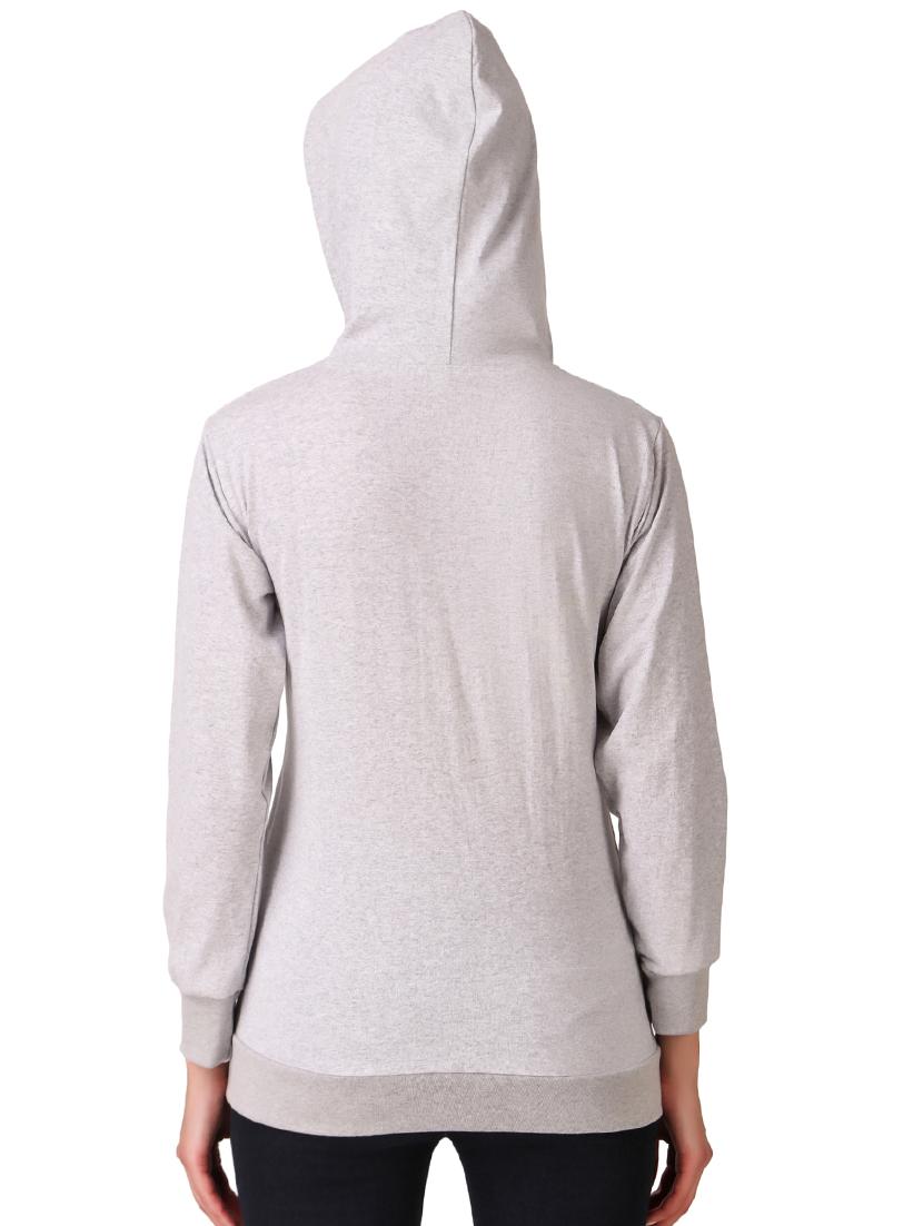 hooded neck zip up sweatshirt - 17403199 - Standard Image - 2
