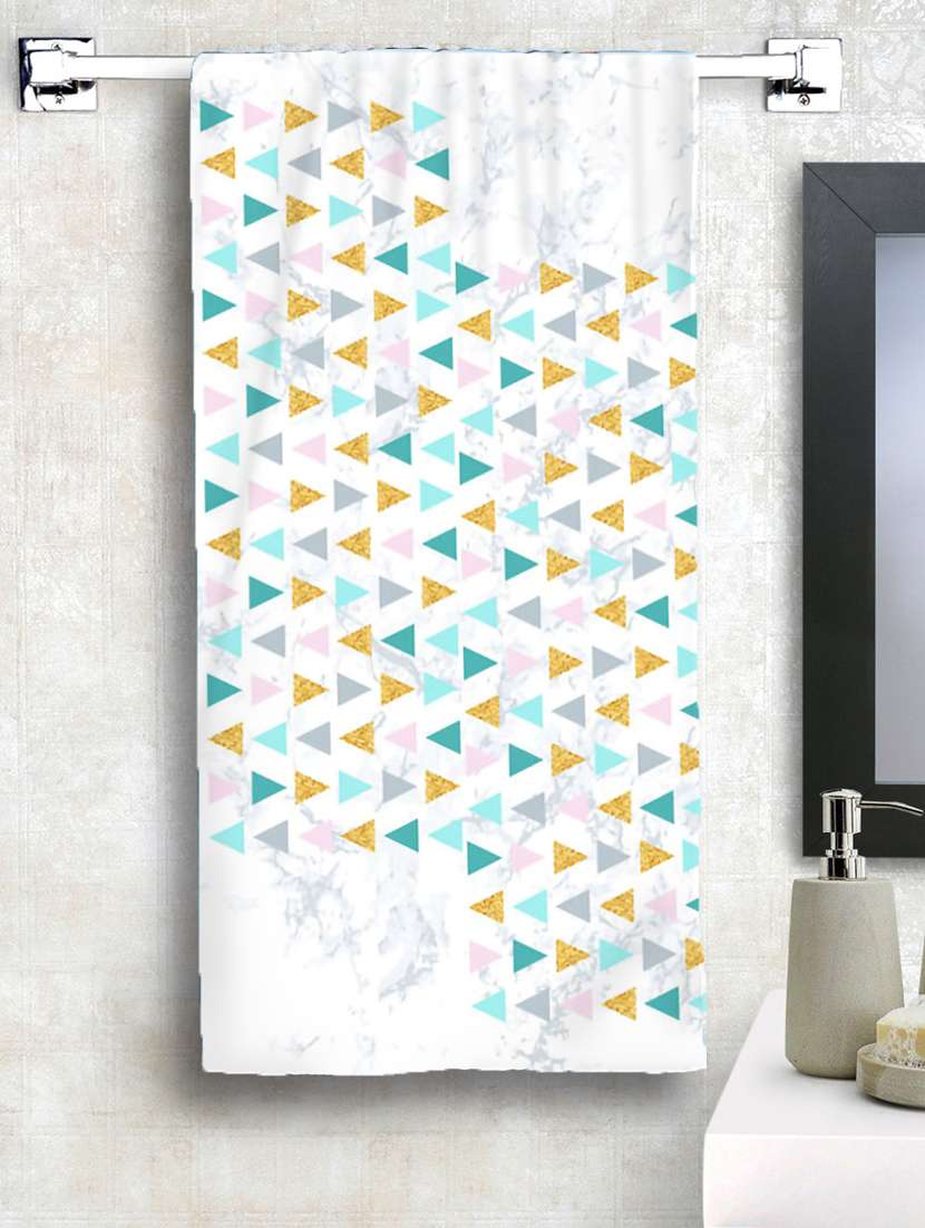  cotton printed bath towel for men & women