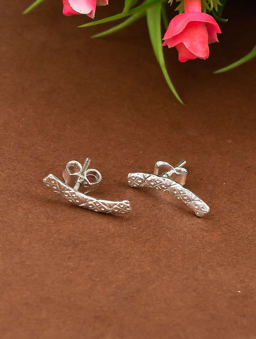 silver studs earring