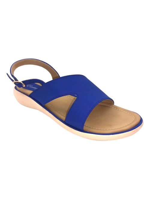 blue slip on sandal - 17406055 - Standard Image - 0