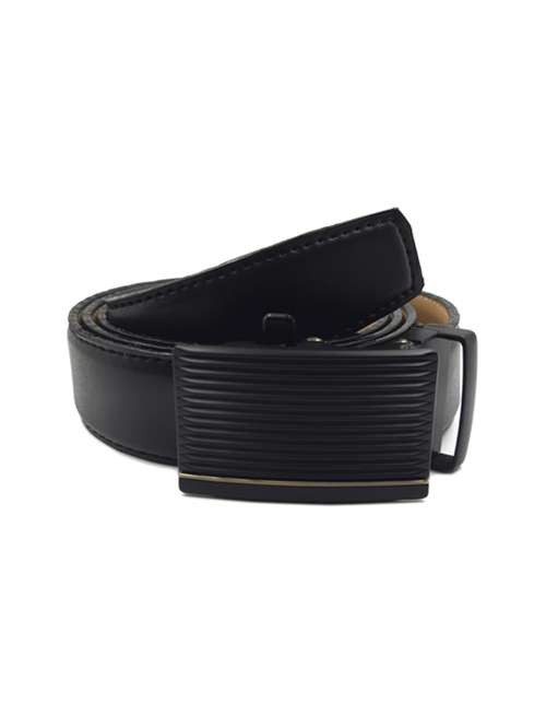 black leatherette belt - 17406731 - Standard Image - 0