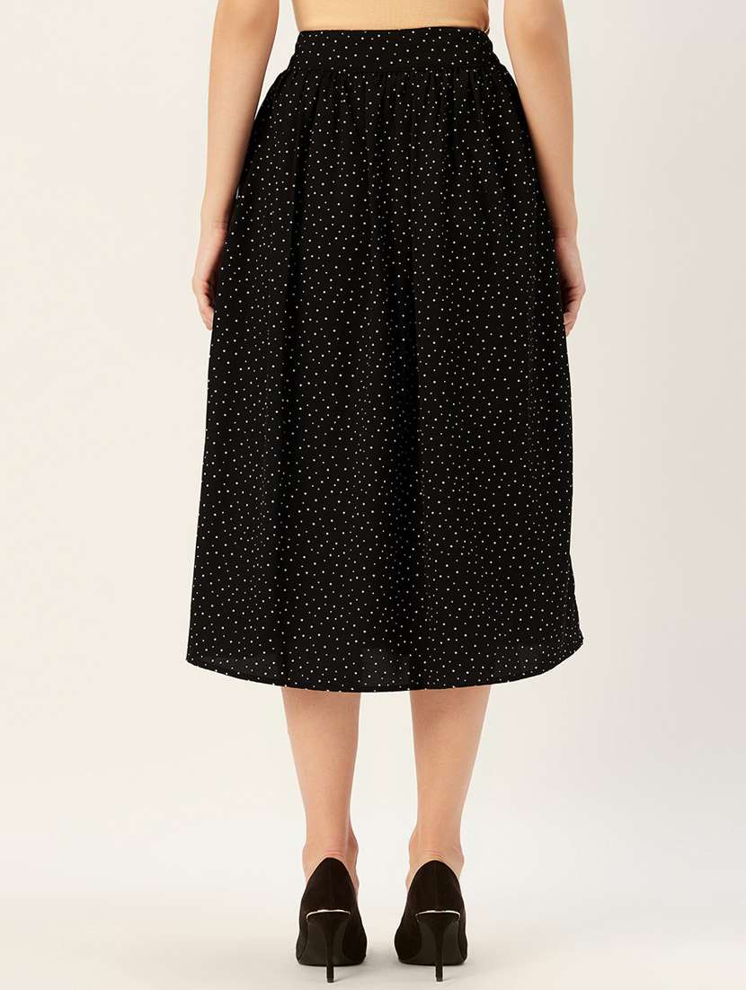High Rise Polka Dot Skirts 