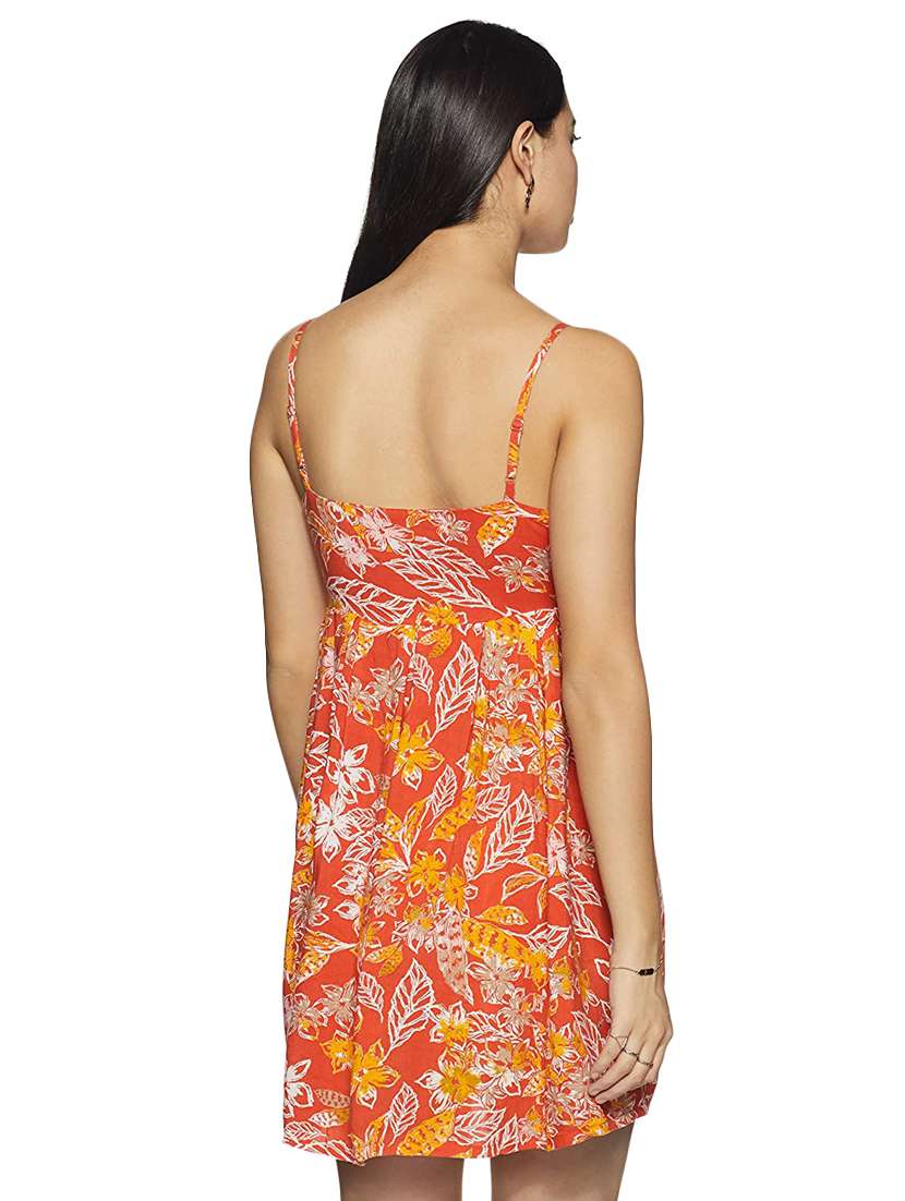 women's fit & flare tropical dress - 17408532 -  Standard Image - 2