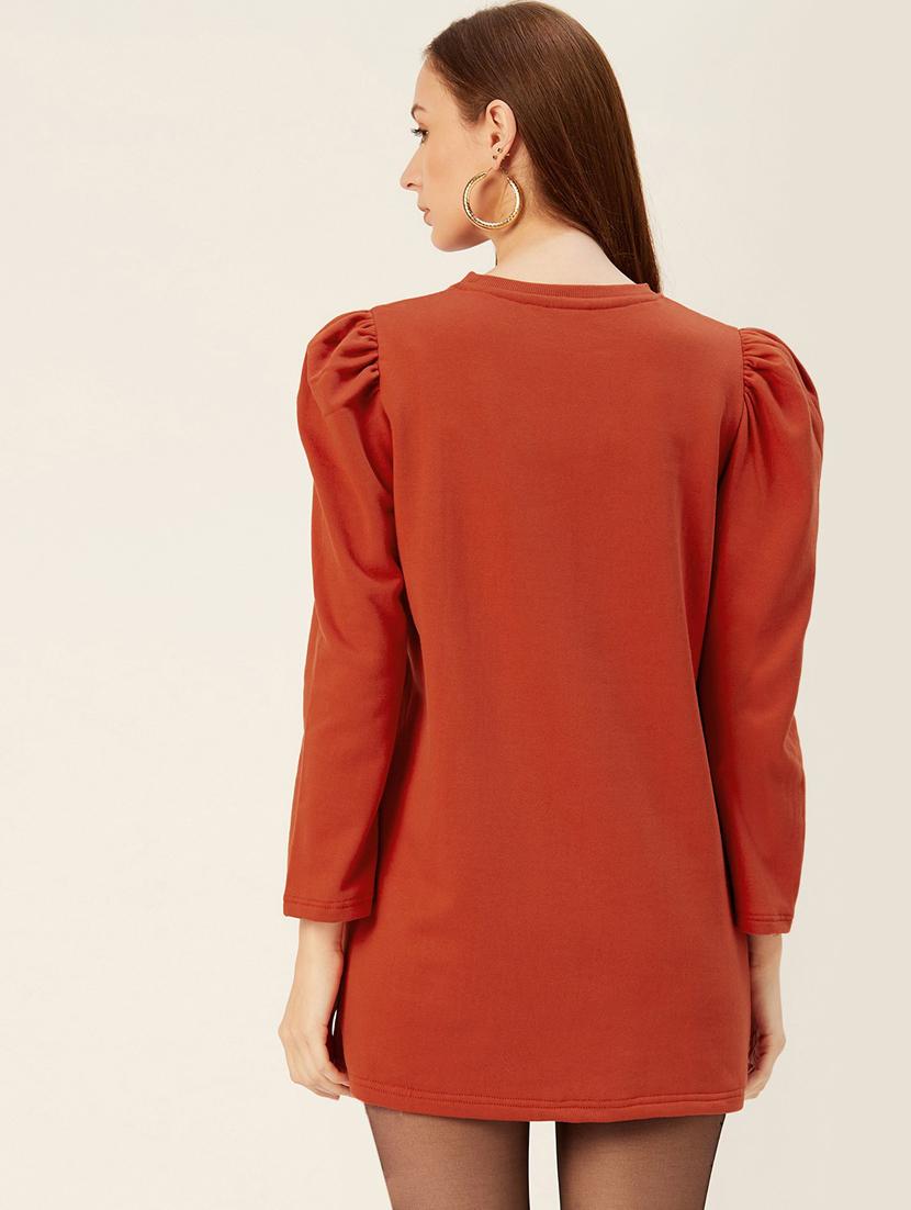 crew neck sheath dress - 17408547 - Standard Image - 2