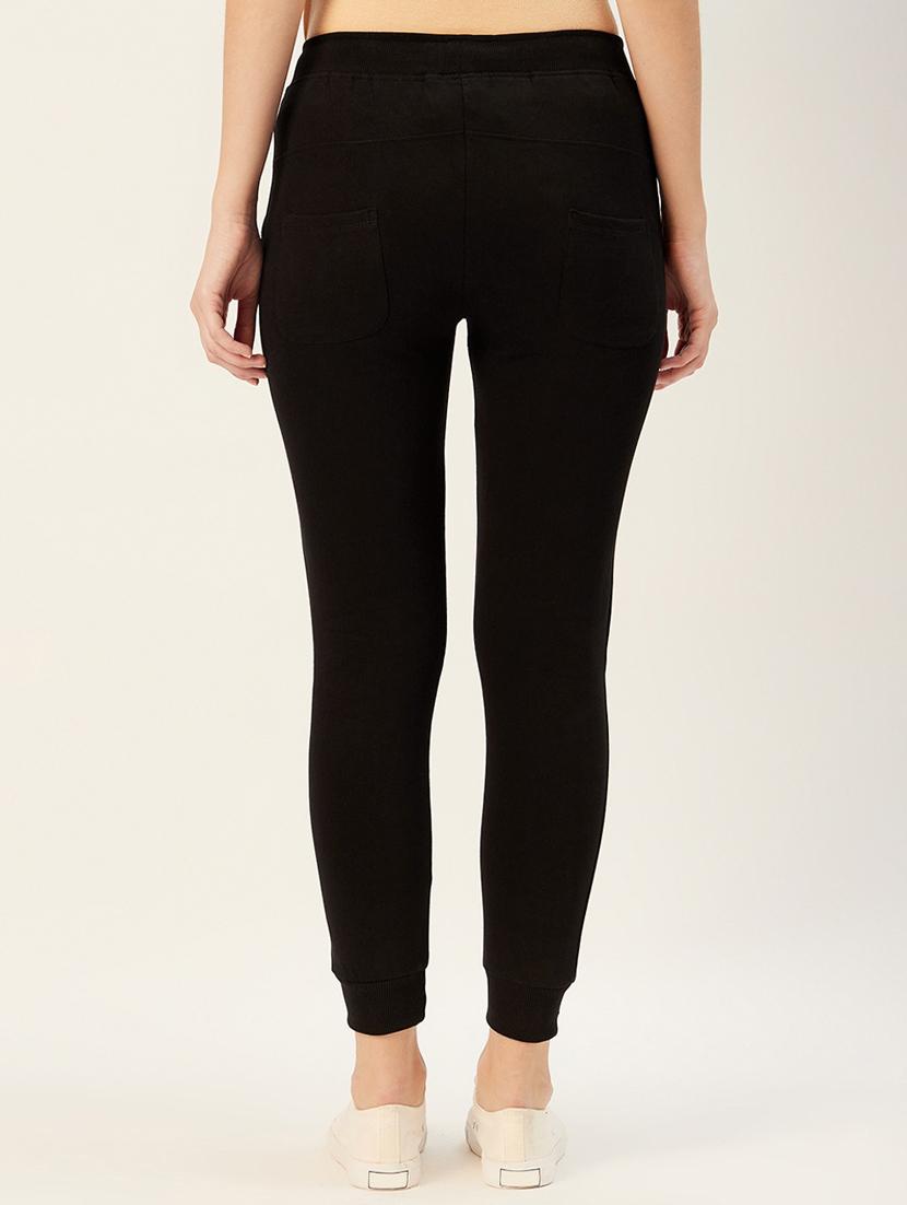 high rise solid joggers - 17408550 - Standard Image - 2