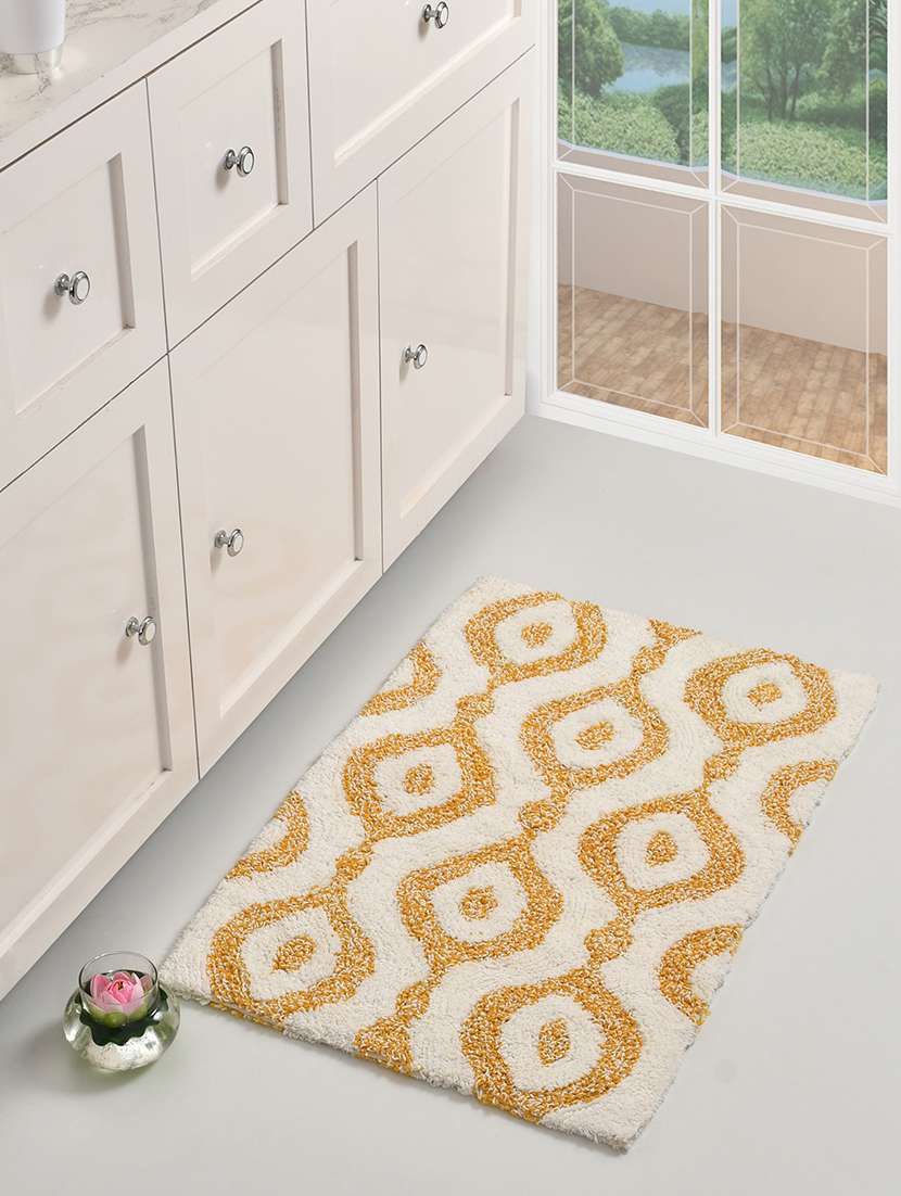 sheen decor moroccan reversible bathmat collection, 50x80 cms, grey