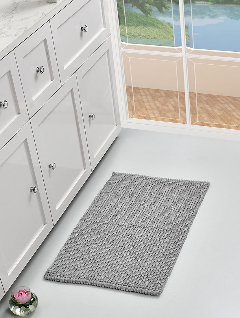 sheen decor popcorn bathmat collection, 50x80 cms, grey