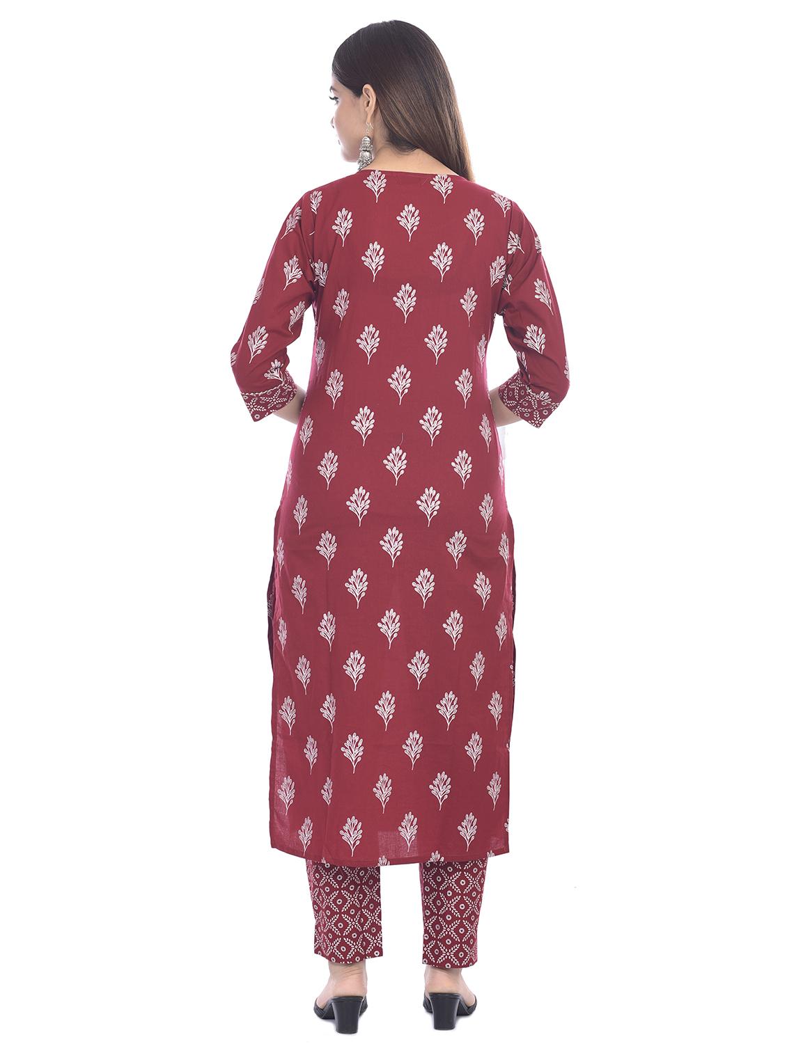 floral kurta pant set - 17411710 - Standard Image - 2