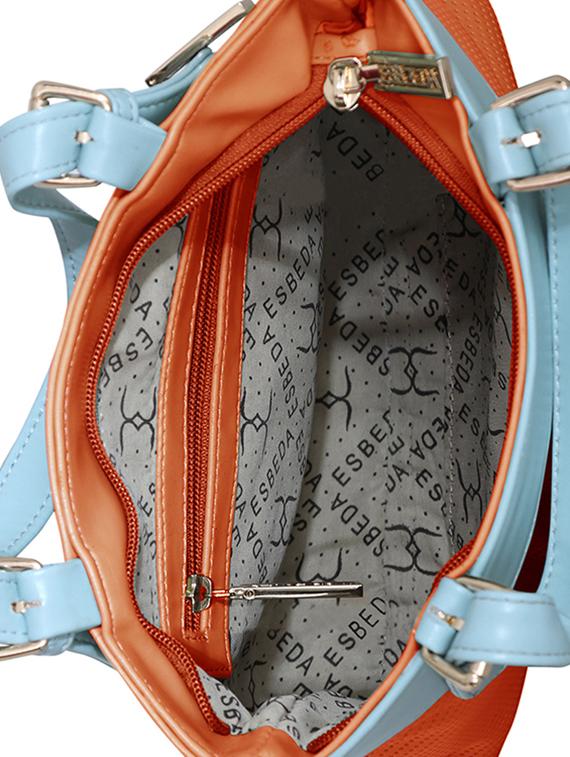 orange leatherette handbag - 17415212 - Standard Image - 2