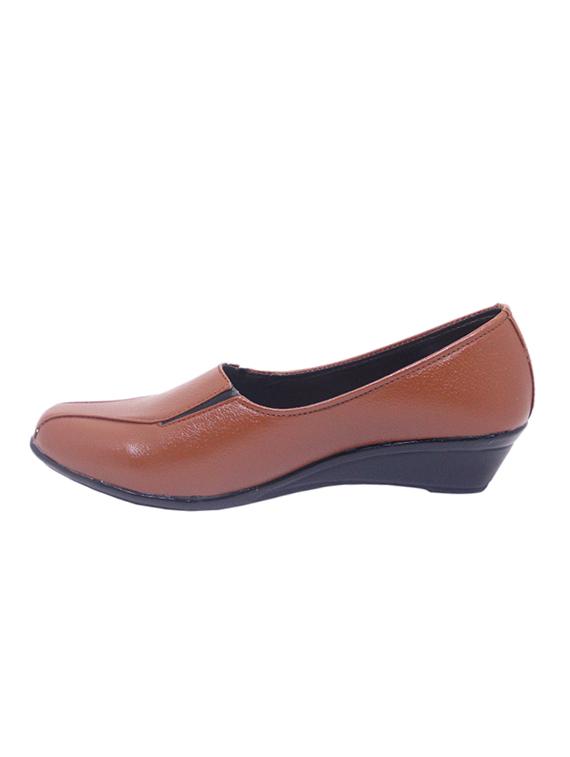 tan slip on wedges - 17415563 - Standard Image - 2