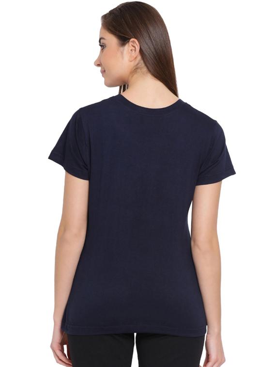 round neck typographic tee - 17415623 - Standard Image - 2