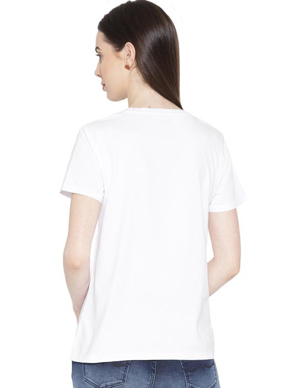 round neck typographic tee - 17415646 - Standard Image - 2