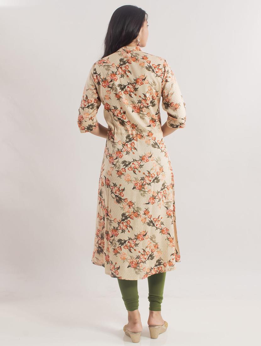 floral a-line kurta - 17418194 - Standard Image - 2