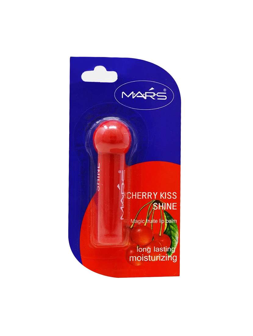 mars cherry kiss shine lip balm (mk033-2), 4.5g