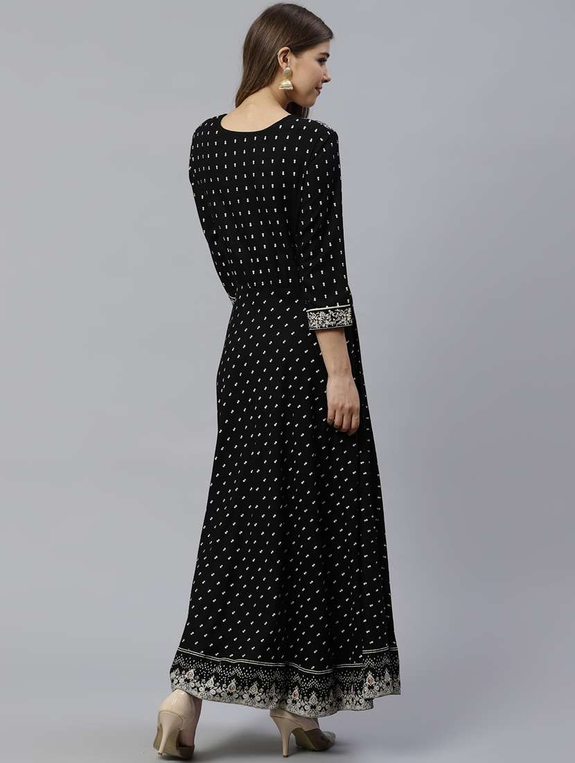 floral anarkali kurta - 17418340 -  Standard Image - 2