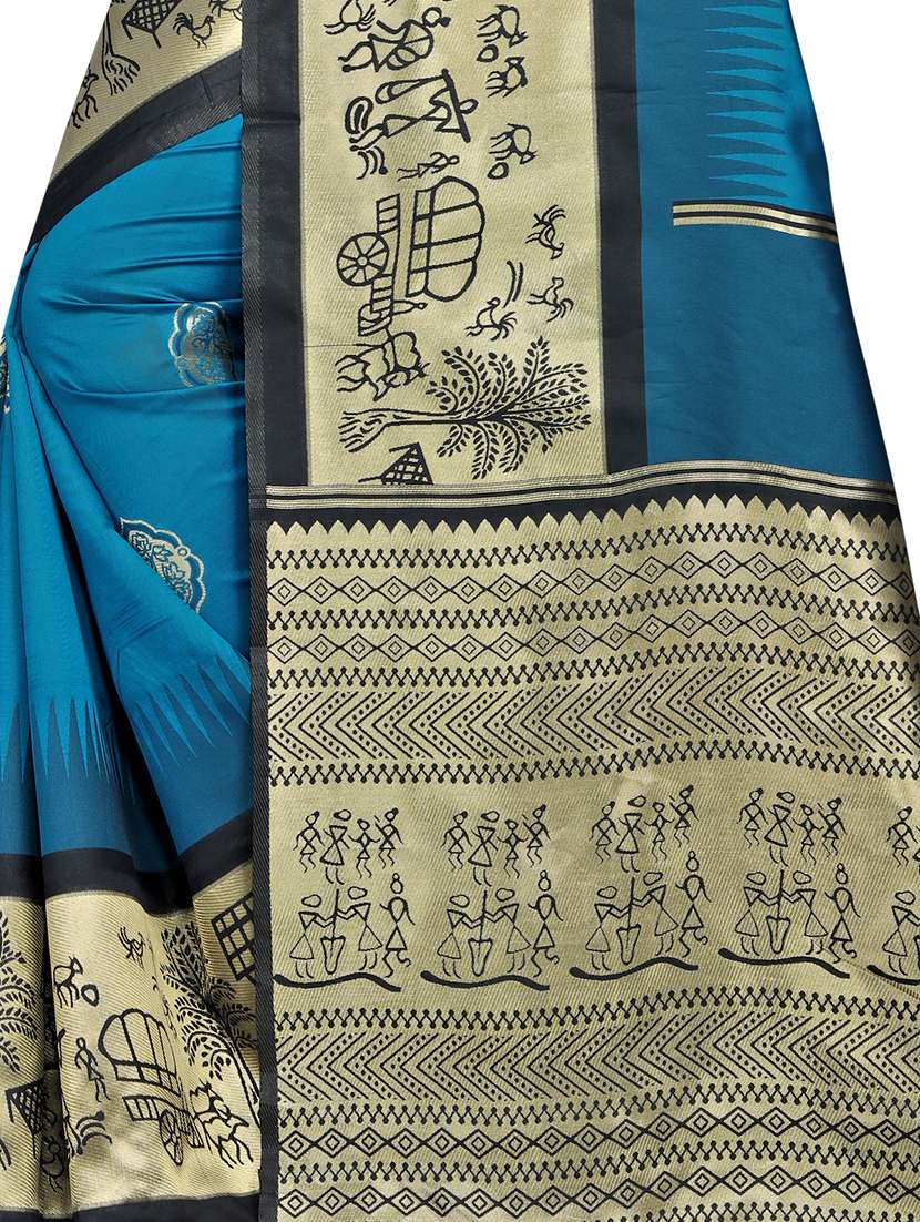 women's banarasi saree with blouse - 17418466 -  Standard Image - 2