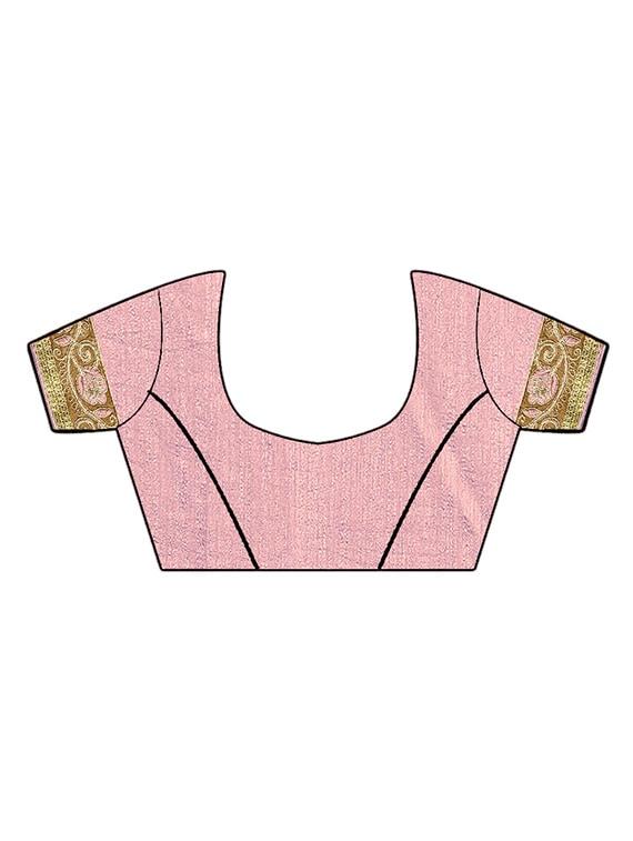bordered embroidered saree with blouse - 17418475 - Standard Image - 2