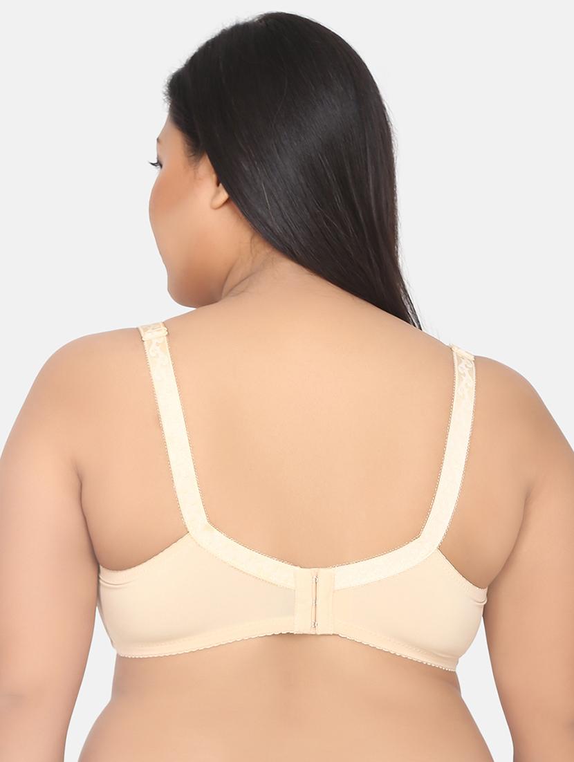 beige nylon plus bra - 17419310 - Standard Image - 2