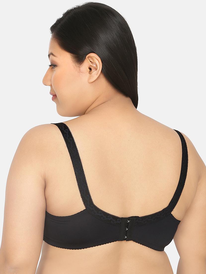black nylon plus bra - 17419311 - Standard Image - 2
