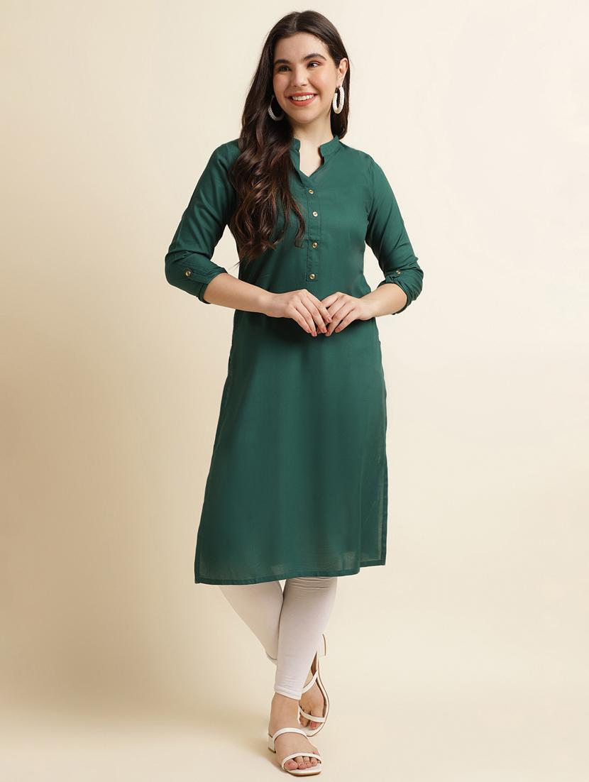 women's straight kurta - 17419438 - Zoom Image - 0